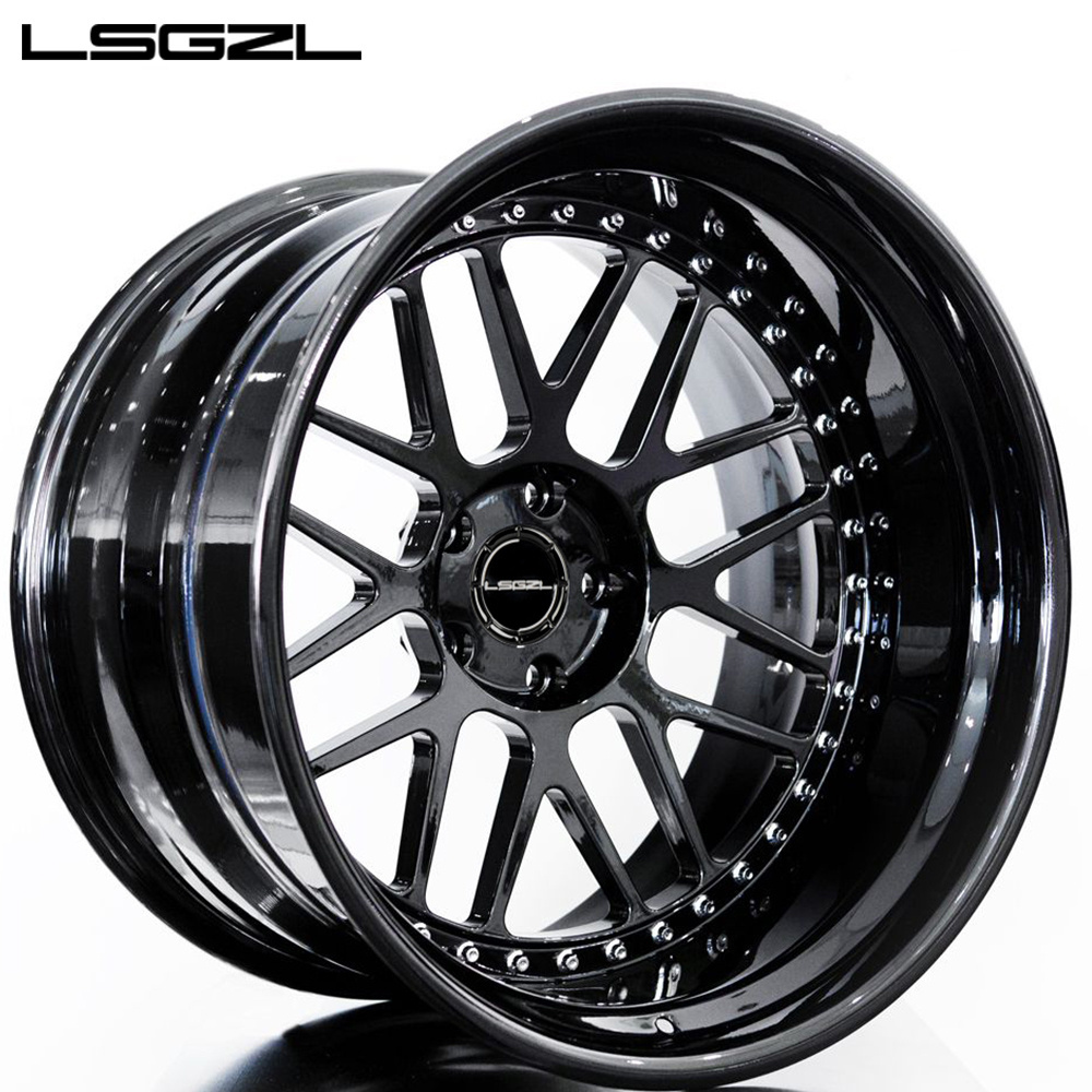 3 piece 17 18 20 22 24 26 inch deep concave deep dish forged wheel rims 5x130 5x127 5x120 5x114.3 for 911 718 Mercedes BMW