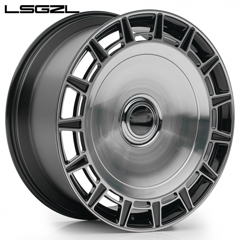 LSGZL Customize 18 20 22 24 26 inch wheel 5x112 5x114.3 5x120 Rims Passenger Car Wheels rims for Cadillac