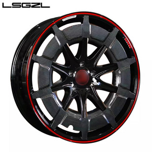 LSGZL forged alloy wheel rims carbon fiber G900 20 22 23 24 26 Inch wheel 5x130 5x114.3 5x120 Rims for car Bmw Benz Brabus g63