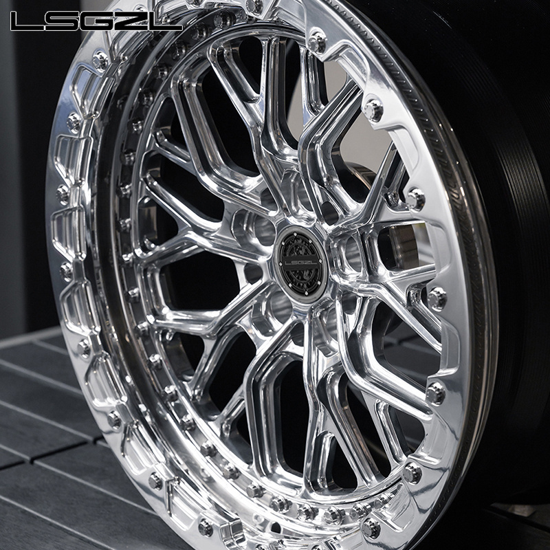 LSGZL custom forged wheel 18 20 22 24 26 inch 5x114.3 5X120 6X139.7 car rim for ATV&UTV mercedes corvette Land Rover Rolls-Royce