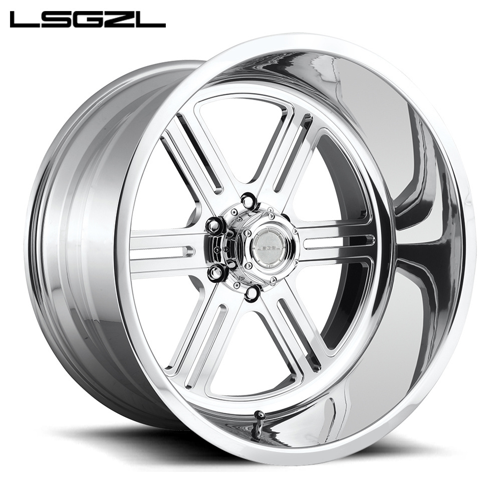 LSGZL 16/17/18/19/20 inch chrome star sport car wheels 5 holes auto casting custom deep dish aluminum alloy rim