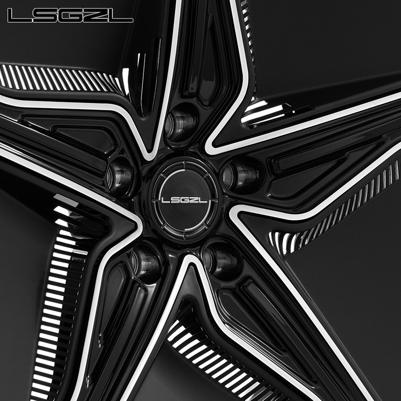 LSGZL Wheel Monoblock 16-24 inch aluminum alloy High strength 17x8j 6x114.3 forged wheel hub wheel rim for car