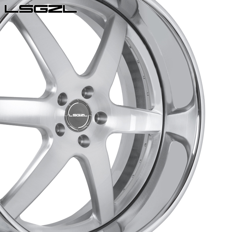 LSGZL 2-piece High quality forged hub  custom aluminum alloy wheel 19 20 21 22 24 26 inch alloy wheels