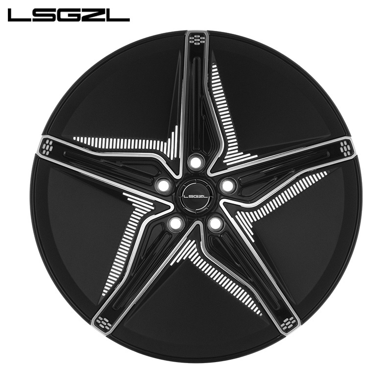 LSGZL Wheel Monoblock 16-24 inch aluminum alloy High strength 17x8j 6x114.3 forged wheel hub wheel rim for car