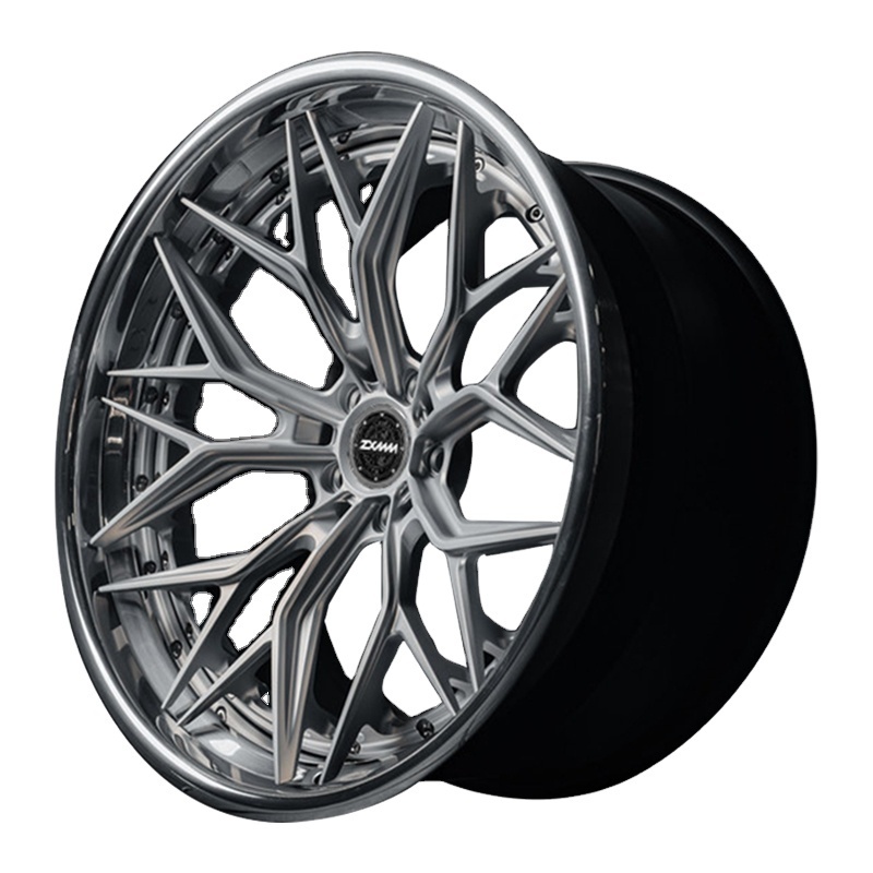 custom 2 piece passenger car wheel jante 5x130 5x120 for BMW alloy wheels forged wheels rims