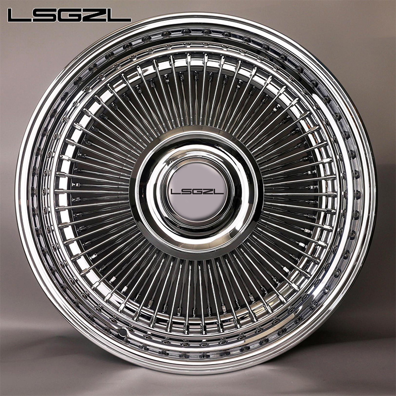 custom Chrome steel wire wheel 20 inch wire spoke rims  22 24 26 inch wheel 5x114.3 5x130 5x120 rims car rims car jante