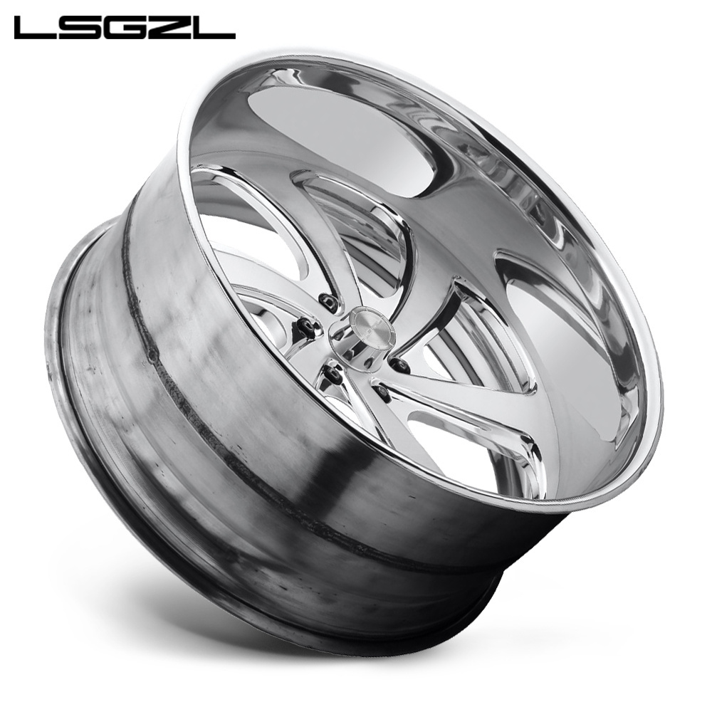 forged off road deep dish wheel 6x139.7 for jeep cherokee impala C10 pickup truck 17 18 20 22 24 26 inch Chrome wheel rim