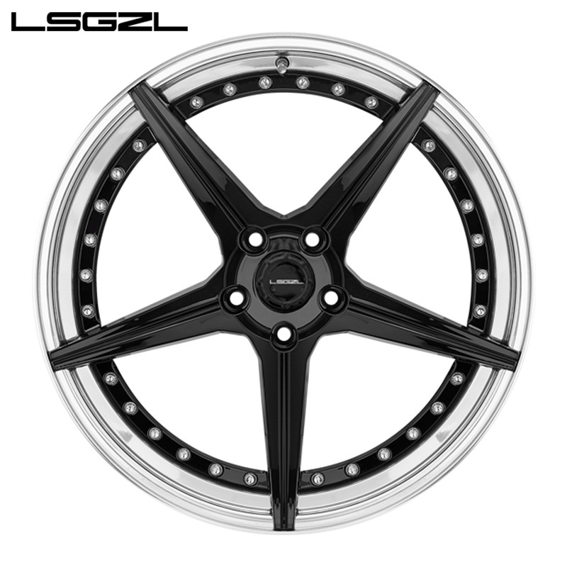 LSGZL 18 inch 5*114.3 alloy wheel alloy wheels for car 5x108  2-piece rim