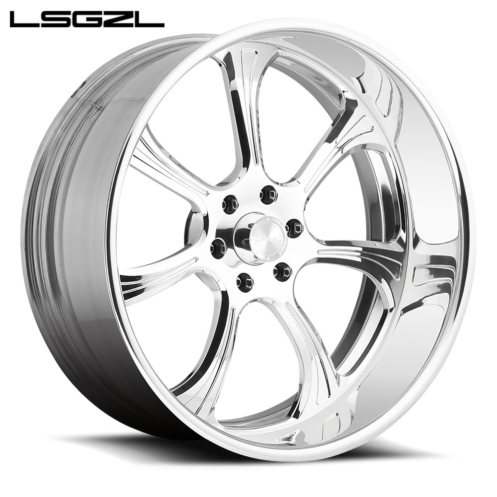 15-26 inch custom forged Chrome whells convace deep dish disk lip 5x112 5x114.3 6x139.7 for passenger car alloy wheel rims