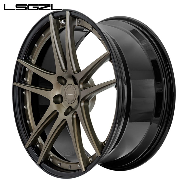 LSGZL 2-piece High strength forged hub  custom aluminum 22 inch alloy wheels