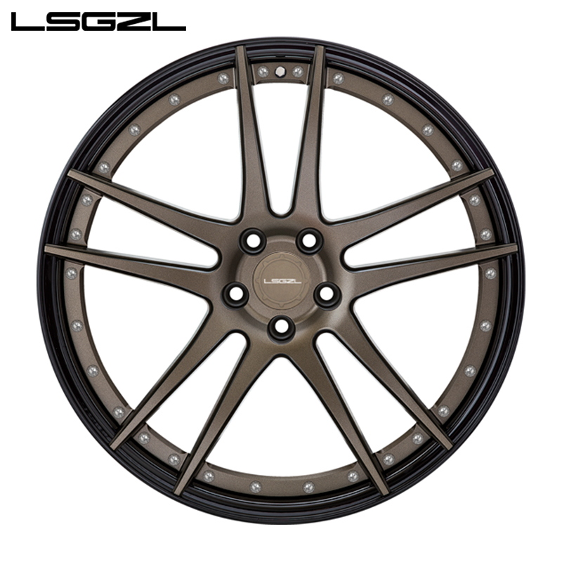 LSGZL 2-piece High strength forged hub  custom aluminum 22 inch alloy wheels