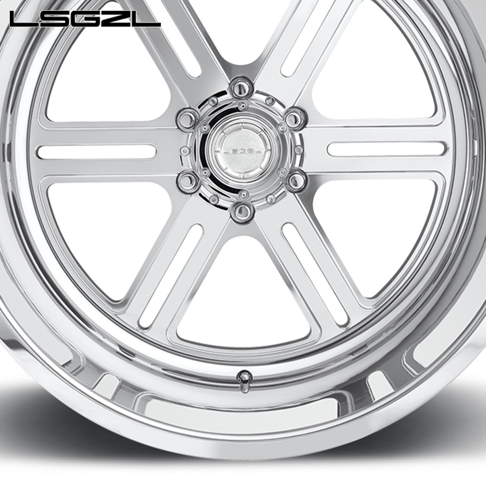 LSGZL 16/17/18/19/20 inch chrome star sport car wheels 5 holes auto casting custom deep dish aluminum alloy rim