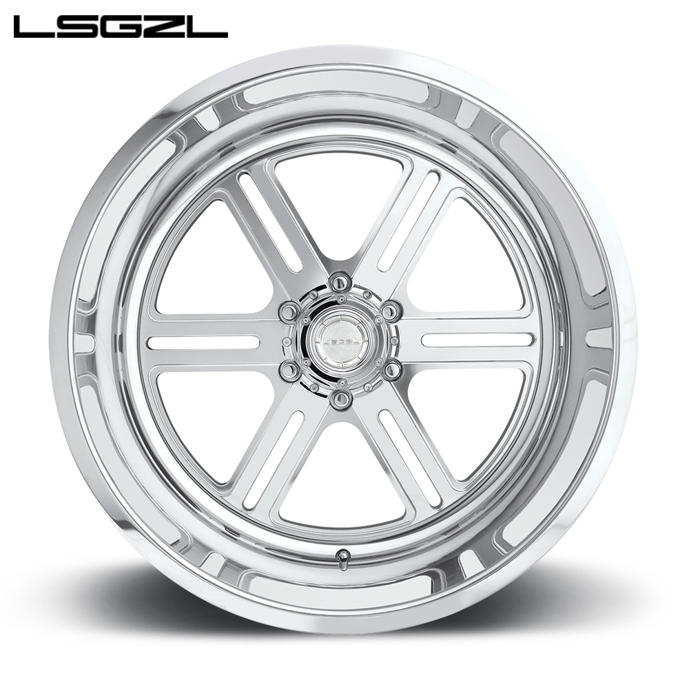 LSGZL 16/17/18/19/20 inch chrome star sport car wheels 5 holes auto casting custom deep dish aluminum alloy rim