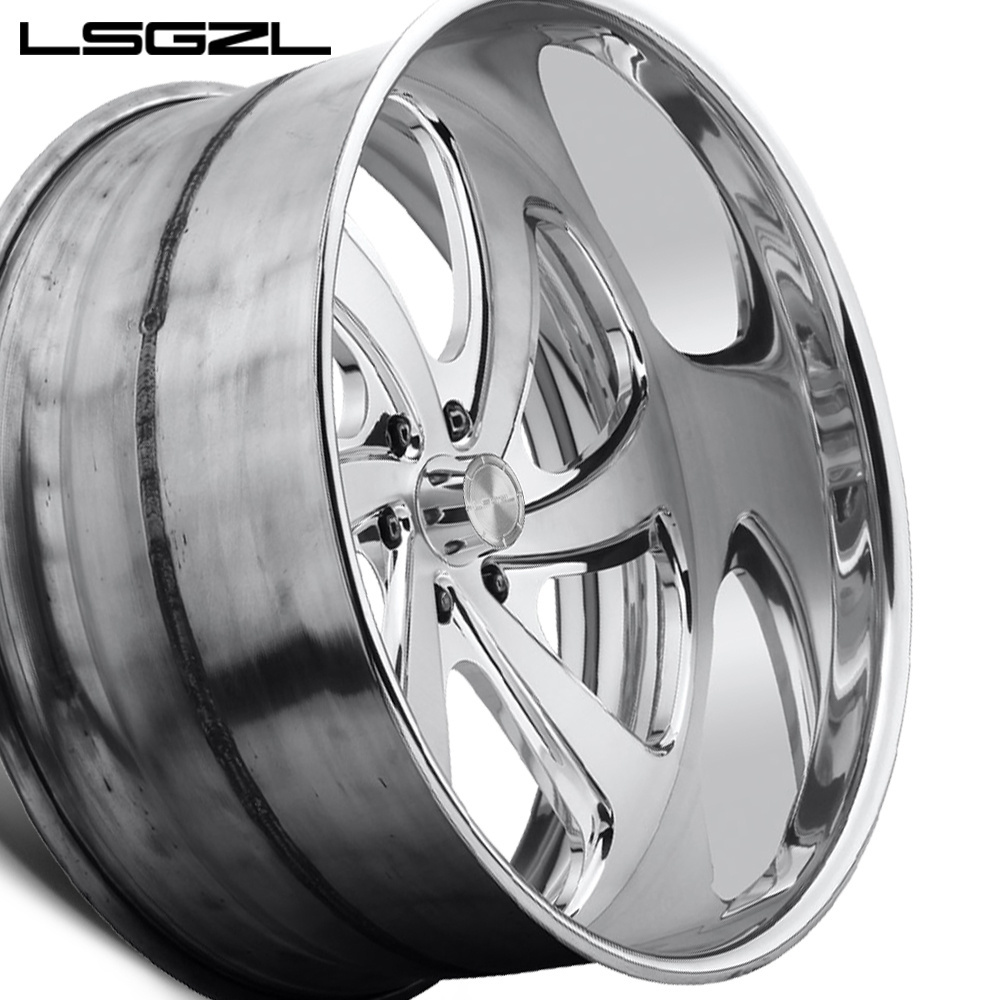 forged off road deep dish wheel 6x139.7 for jeep cherokee impala C10 pickup truck 17 18 20 22 24 26 inch Chrome wheel rim