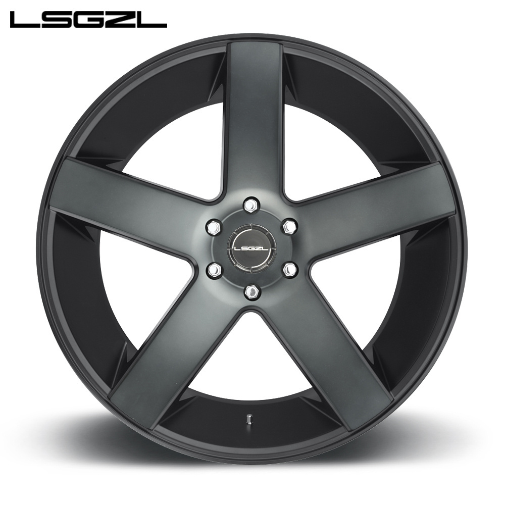 LSGZL forged aluminum alloy wheels Black silver 18 19 20 21 22 23 24 inch alloy wheels  alloy wheel rims