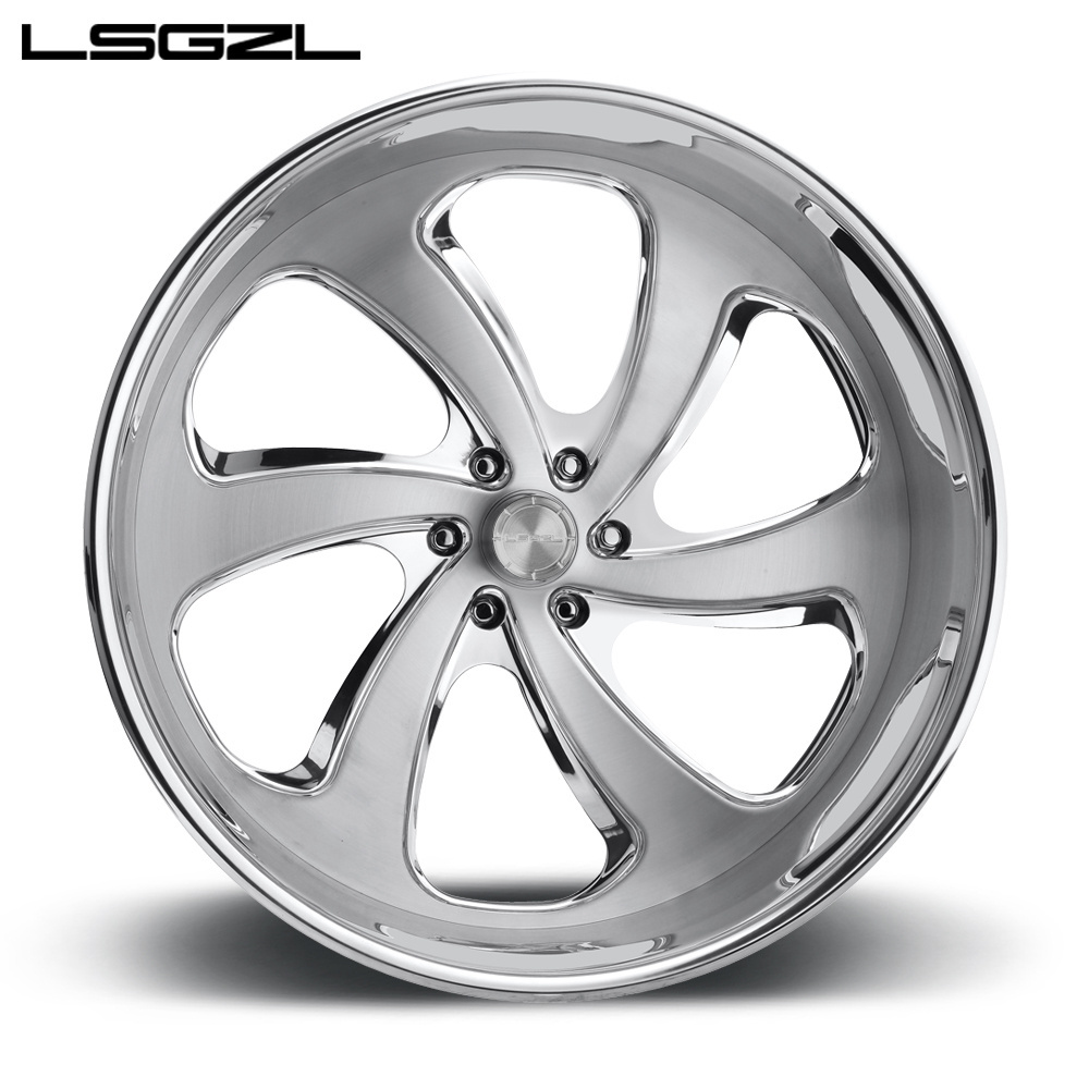 forged off road deep dish wheel 6x139.7 for jeep cherokee impala C10 pickup truck 17 18 20 22 24 26 inch Chrome wheel rim