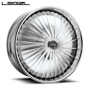 LSCZL hot  2023 Forged Alloy Car Wheel Rim 2 Piece Deep Concave WheelsCustom 19 20 21 22 23 24 Inch