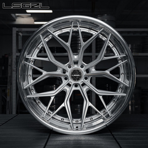 custom 2 piece passenger car wheel jante 5x130 5x120 for BMW alloy wheels forged wheels rims