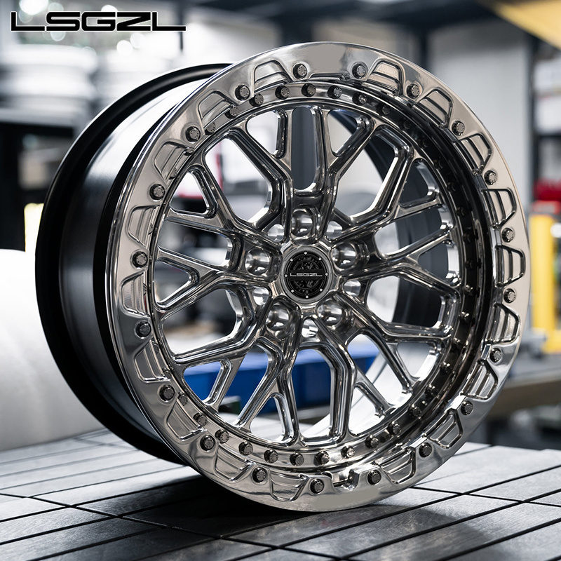 LSGZL custom forged wheel 18 20 22 24 26 inch 5x114.3 5X120 6X139.7 car rim for ATV&UTV mercedes corvette Land Rover Rolls-Royce