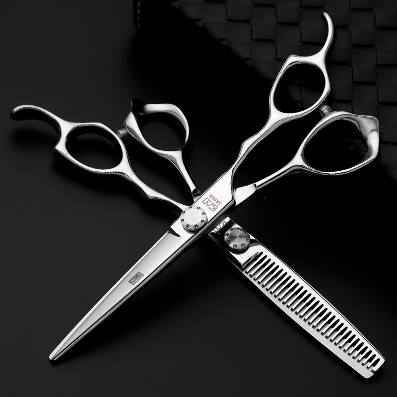 2024 6 Inch Thinning Hairdressing Designer Shear Custom Hair Cutting Barber Salon Scissors For Hair Styling