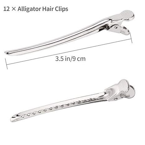 Wholesale LOGO 12pcs/Set Professional Salon Stainless Hair Barrettes Headwear Accessories DIY Hairdressing Hairpins Hair Clips