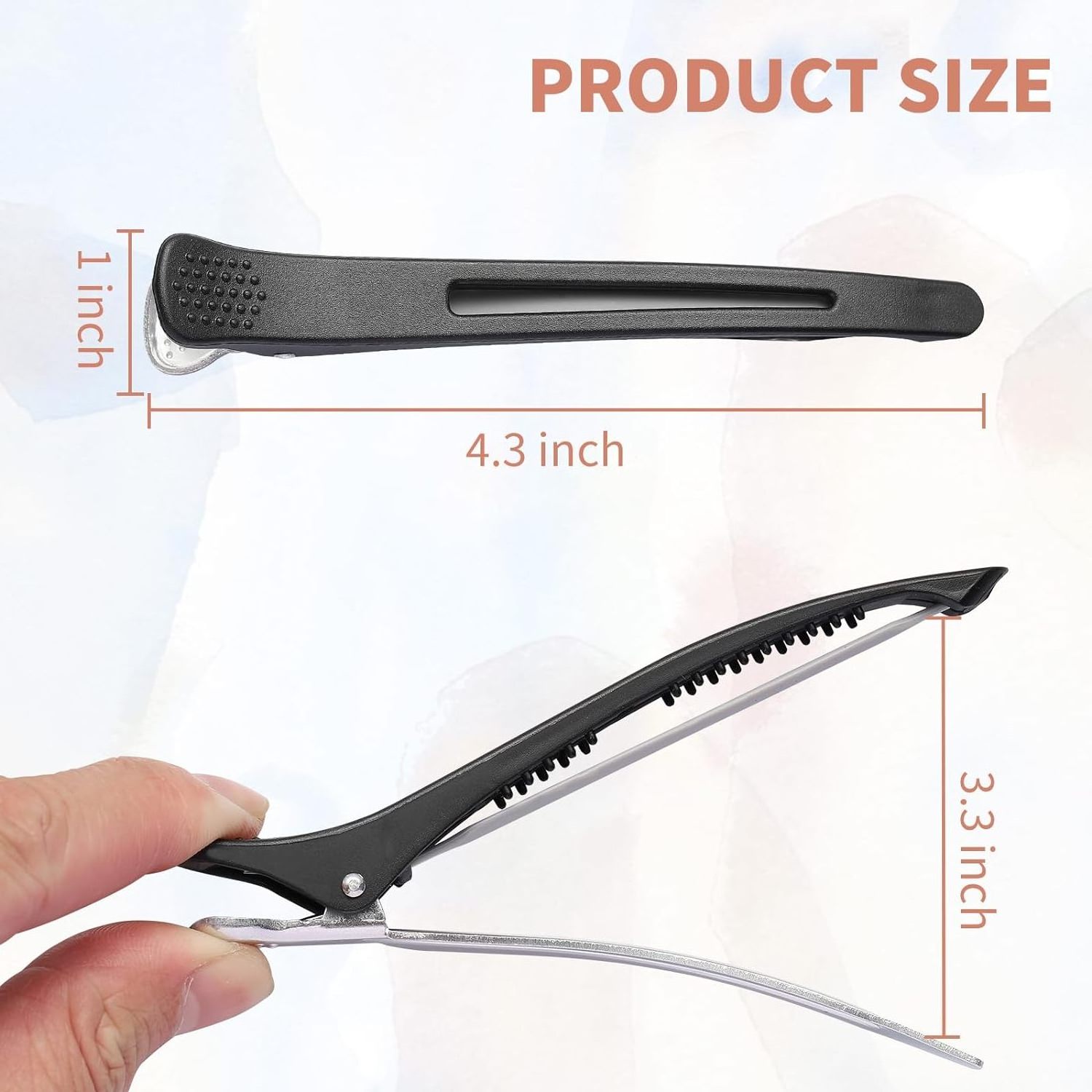 Wholesale Heatproof Beauty Salon Barbershop Hairdressing Salon Duckbill Hair Clips for Section