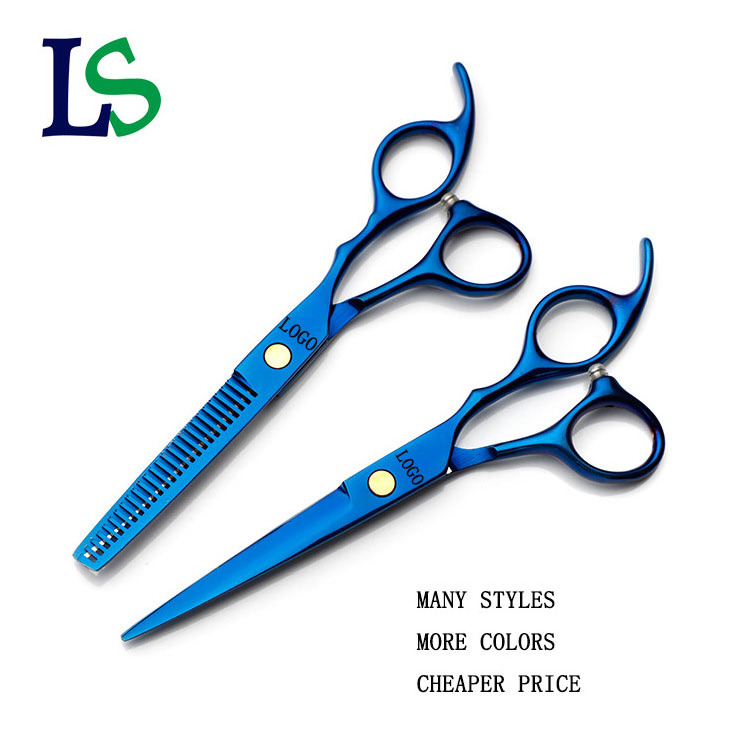 Custom Logo Barber Shears Hair Stylist Scissors Salon Stainless steel Hair Cutting Scissors