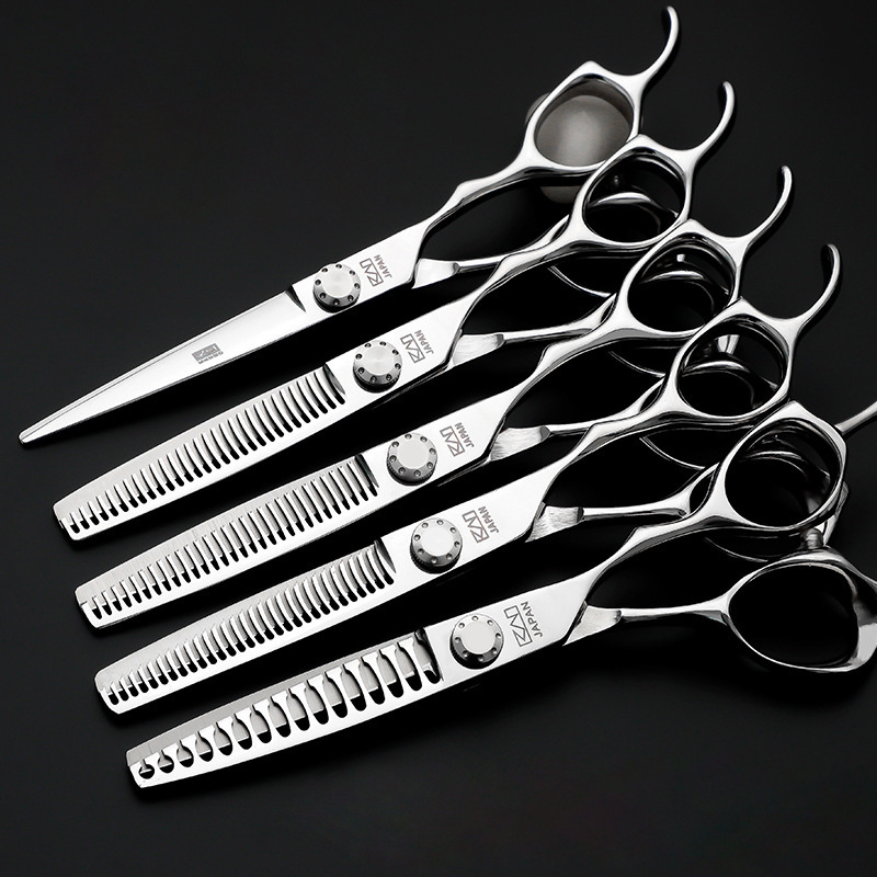 2024 6 Inch Thinning Hairdressing Designer Shear Custom Hair Cutting Barber Salon Scissors For Hair Styling