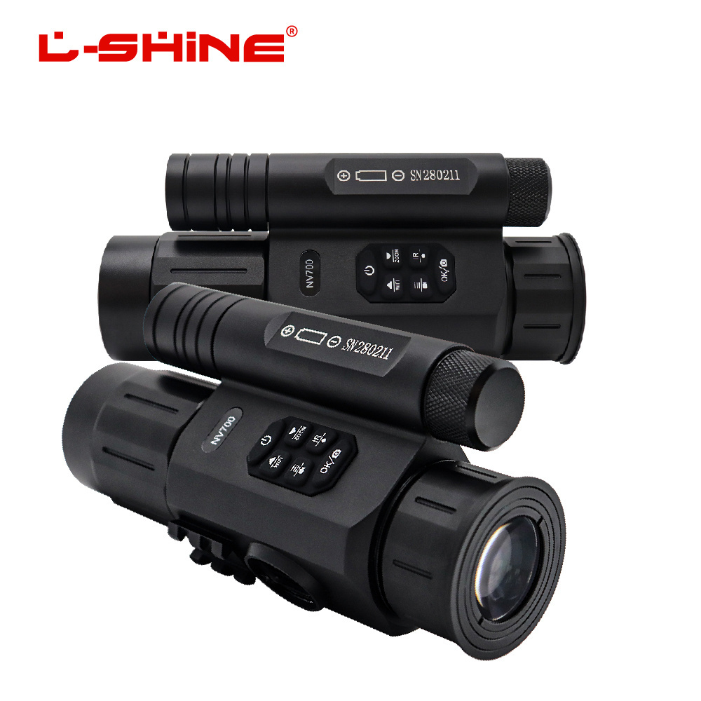 L-SHINE OEM ODM Multi Function Scopes 4X Combo Mini Parallax Free Red Green Dot Reflex Scope Red Laser Sight