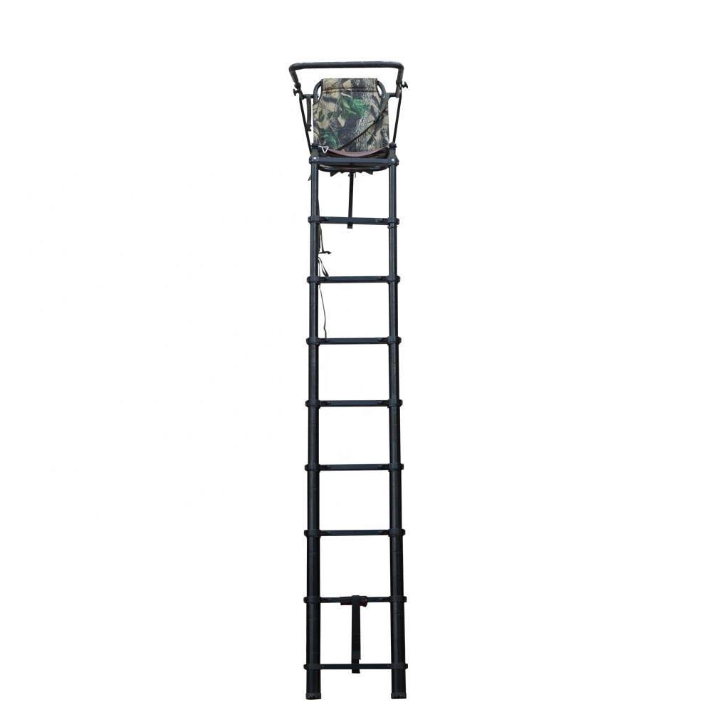 aluminum ladder telescopic seat hunting tree stand