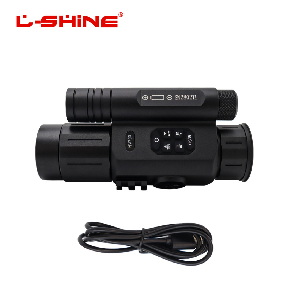 L-SHINE OEM ODM Multi Function Scopes 4X Combo Mini Parallax Free Red Green Dot Reflex Scope Red Laser Sight