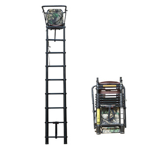 aluminum ladder telescopic seat hunting tree stand