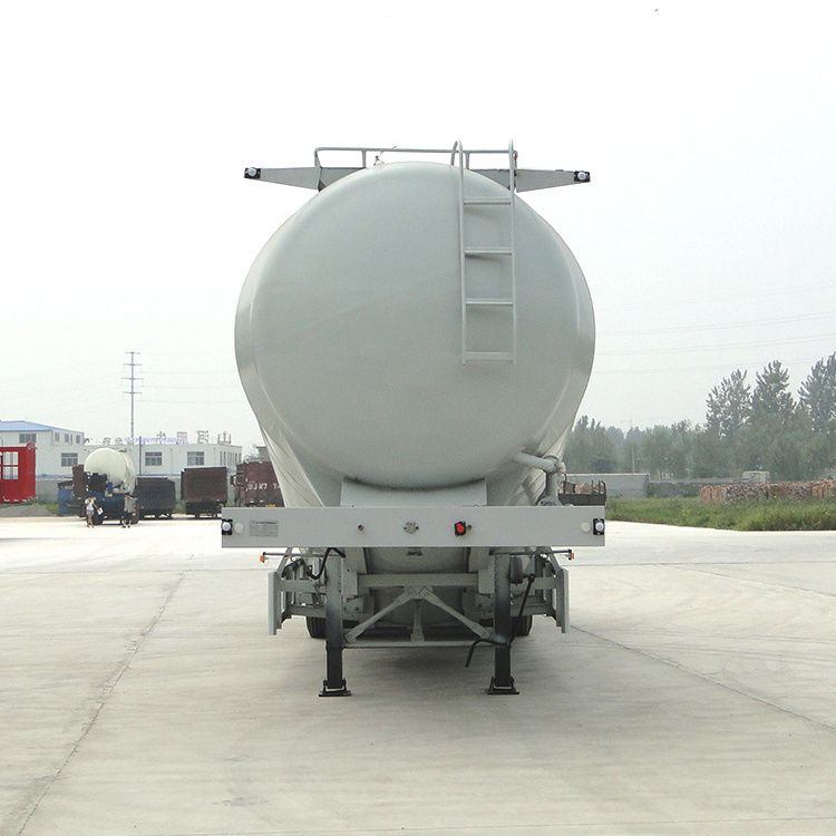 China Factory New V-Type Bulk Cement Tank Truck Trailer 40ton 50ton 60tons Steel Cement Bulker Tanker Semi Trailer