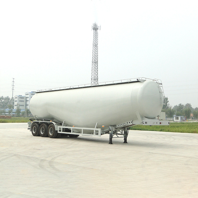 China Factory New V-Type Bulk Cement Tank Truck Trailer 40ton 50ton 60tons Steel Cement Bulker Tanker Semi Trailer