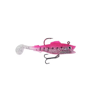 Swim Shad 90mm 14g Fishing Lure with Lead Rigged Soft Lure Softbaits Lure Sea Trout SwimBait for Bass Baitfish Lead inside