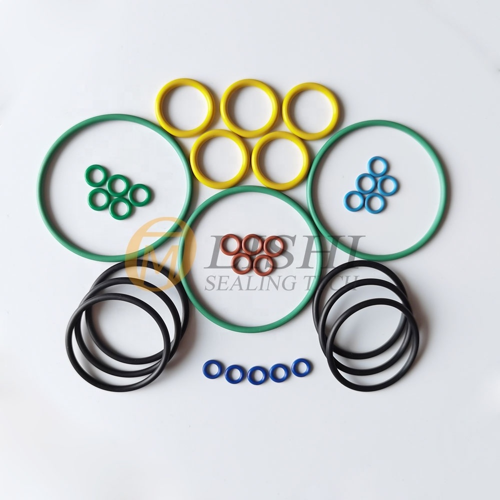 Aflas FFKM FKM O-ring Seal Flat O Ring for Oils Chemicals