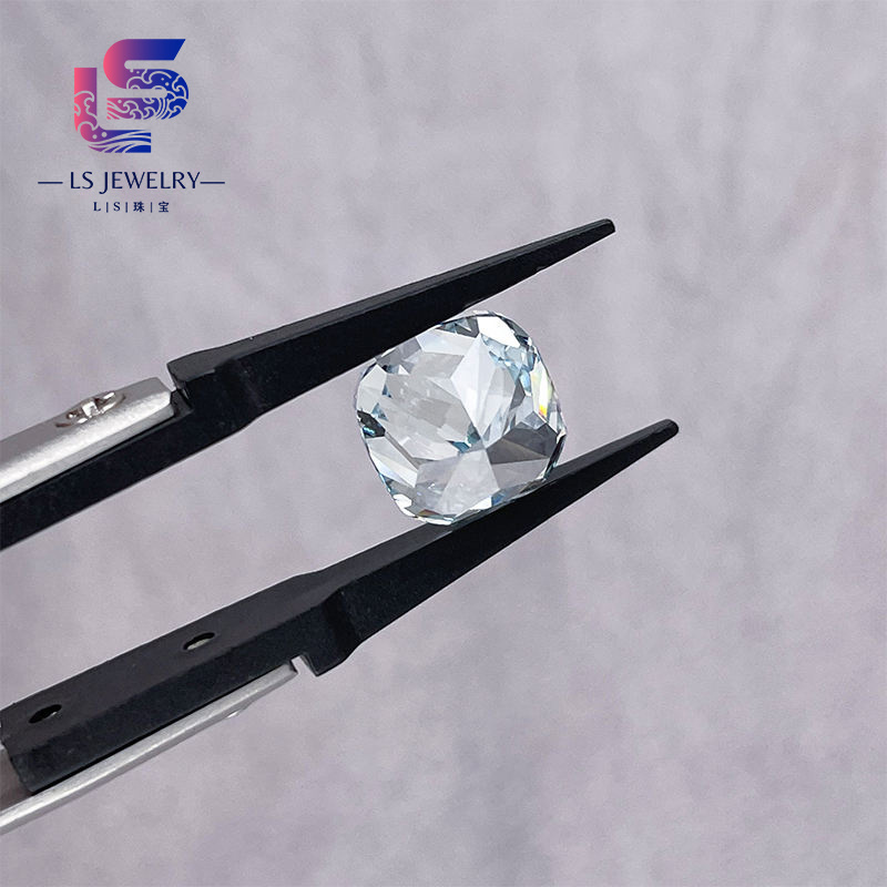 Higher Quality 1ct Cushion Cut Vs1 Loose Blue Lab Created Diamonds Igi Ngtc Cvd Lab Grown Diamond Factory Price