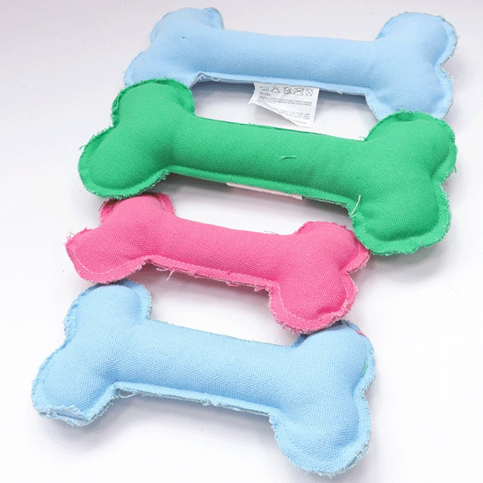 Wholesale Indestructible Aggressive Chewers Teething Molar Squeaky Cotton Plush Dog Puppy Chew Toys