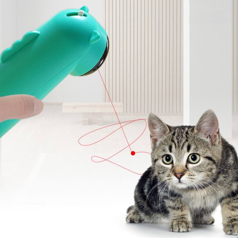 Automatic Kitten Play Alone Two Laser Speeds Smart Teasing Indoor Interactive Cat Laser Toy