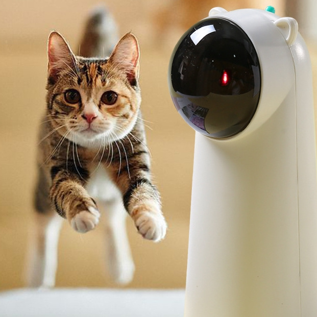 Automatic Kitten Play Alone Two Laser Speeds Smart Teasing Indoor Interactive Cat Laser Toy