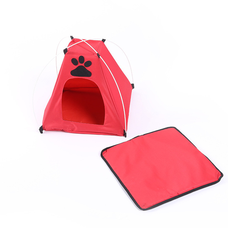 Manufacturer non toxic bite resistant oxford dog cat travel outdoor windproof waterproof camping pet tent