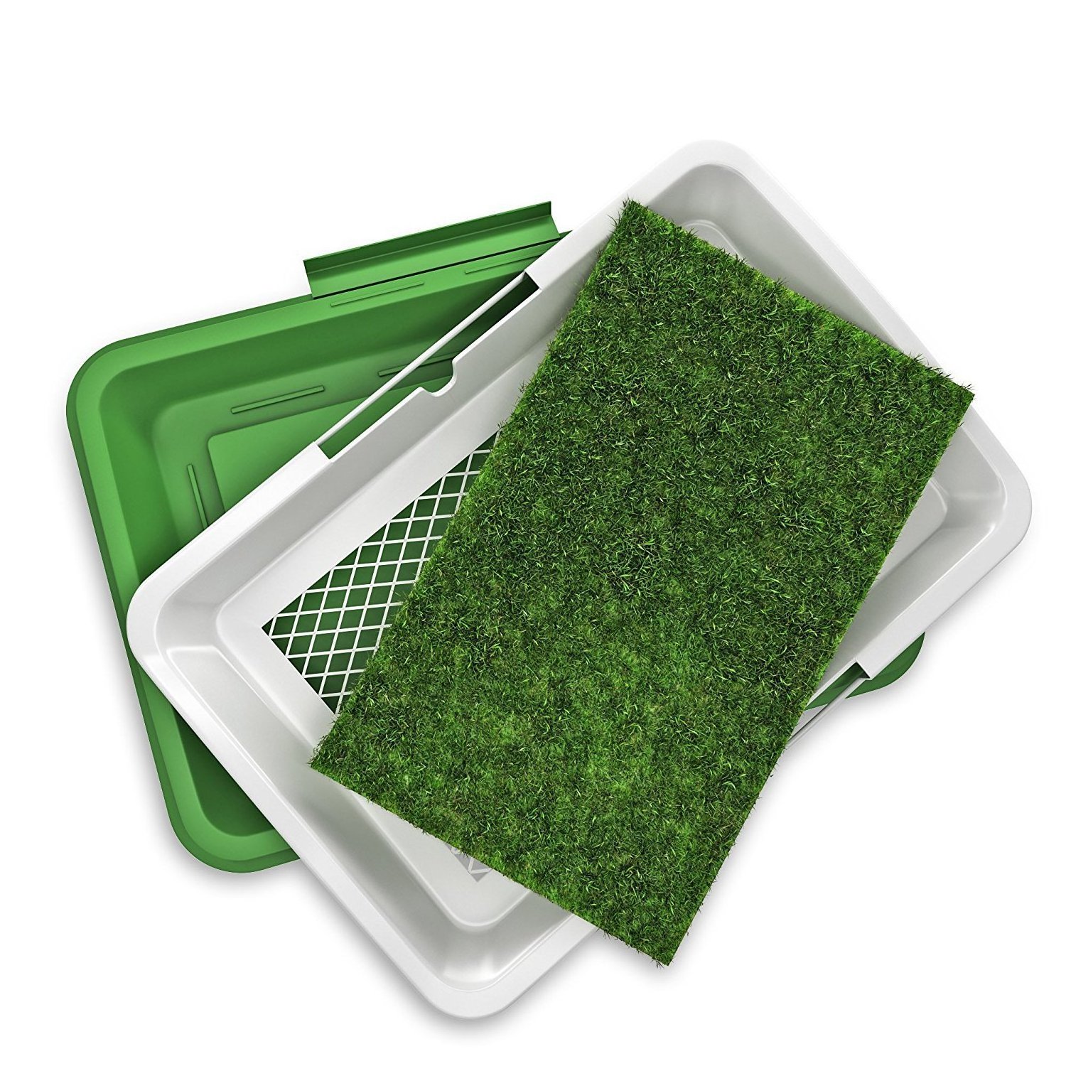 Pet Artificial Grass Patch Potty Bathroom Replaceable Shock Pad artificial grass Training Puppy Dog Grass Pad