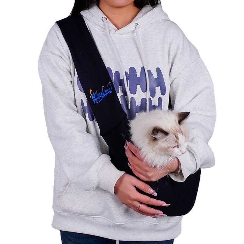 Pet Small Dog Puppy Sling Carrier Adjustable Strap Outdoor Portable Safe Traveling Hand Free Cat Sling