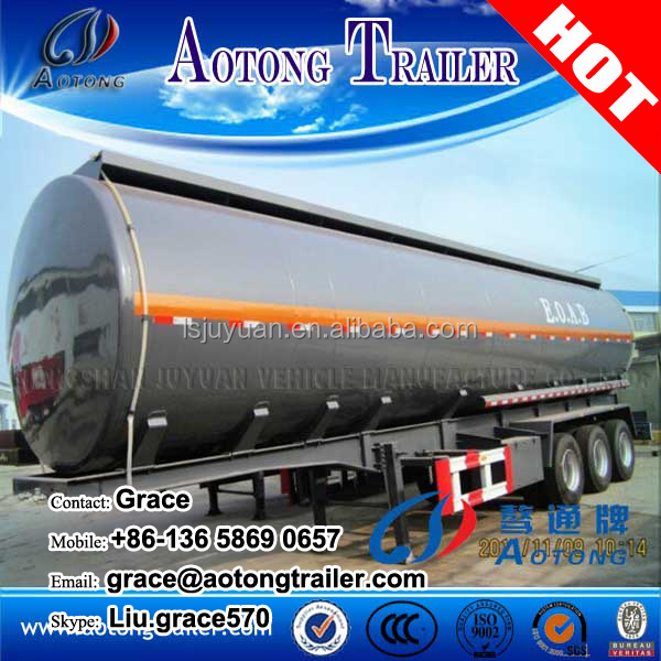 Heated Asphalt bitumen storage transportation tank truck trailer for sale ( Volume optional)