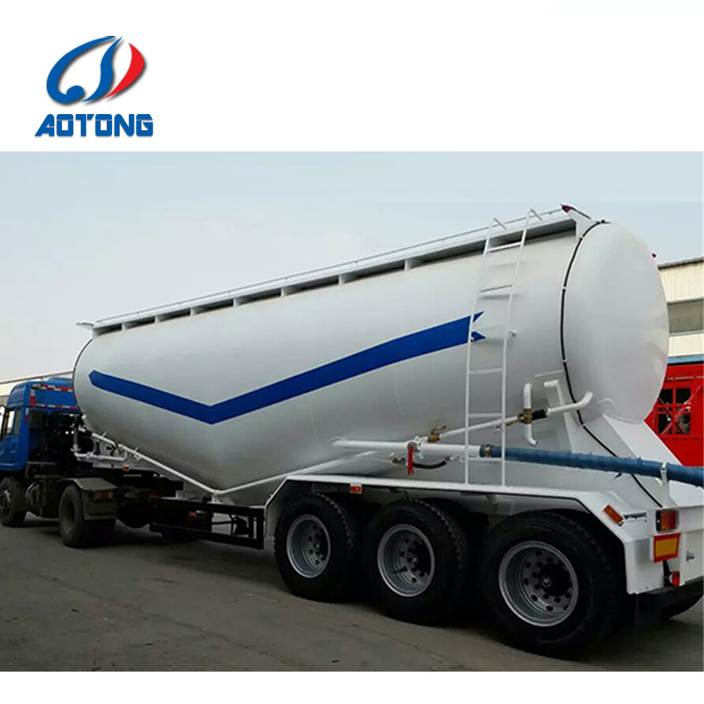 hot sale bulk cement / liquid / fuel oil transport tanker semi trailer fuel tankers for sale