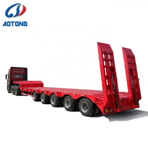 truck trailer Hot sale tri-axle  40 tons--100 tons low bed semi trailer in Philippines