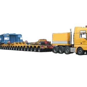 Multi-axle Hydraulic Modular Trailer / Low Bed Truck Trailers For Sale , remote control truck