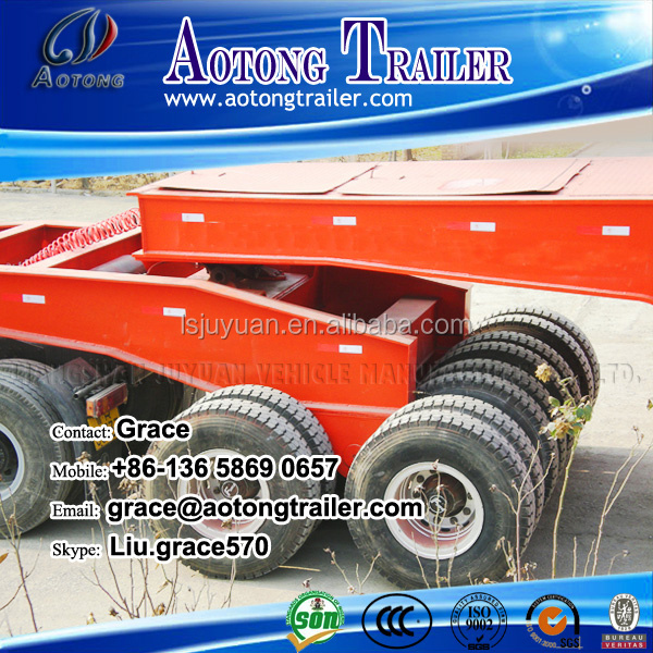 China factory heavy-duty truck use Low Bed towing dolly semi trailer for sale