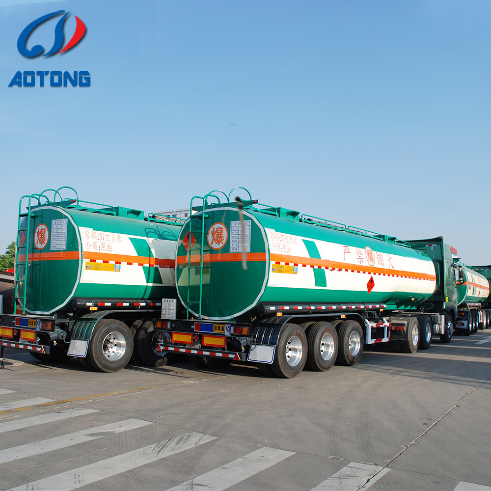 China factory 3 axles 4 axles Asphalt bitumen transportation tanker truck trailer for sale ( Volume optional)