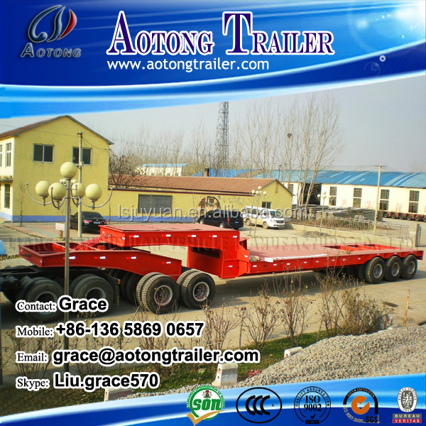 China factory heavy-duty truck use Low Bed towing dolly semi trailer for sale